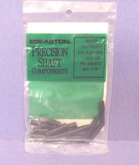 Easton Precision PC 6.3 Carbon Arrow Nock Adapters - New Pack