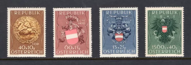 AUSTRIA 1949 Semi-Postal B264-B267 Unmounted Mint - MNH