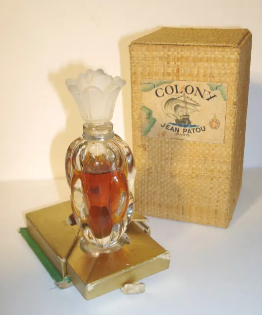 COLONY BY JEAN PATOU old perfume bottle ORIGINAL VERSION from 1938 PdO ...