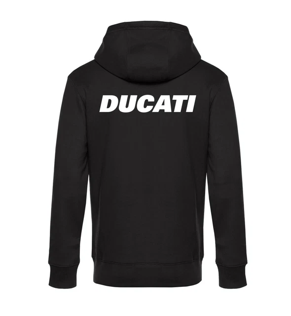Felpa ZIP Cappuccio DUCATI CORSE Team replica corse GP+ stickers 2
