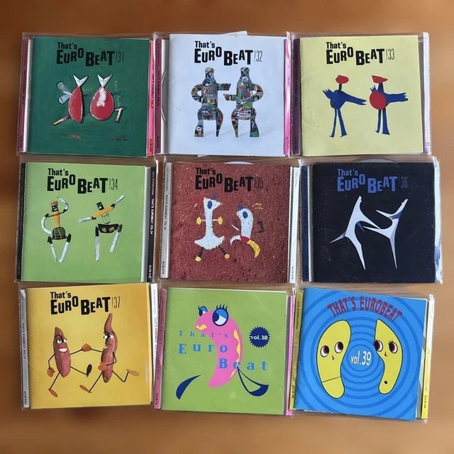 THAT'S EURO BEAT Vol 31-39 9 CD Set Alfa Records Eurodance