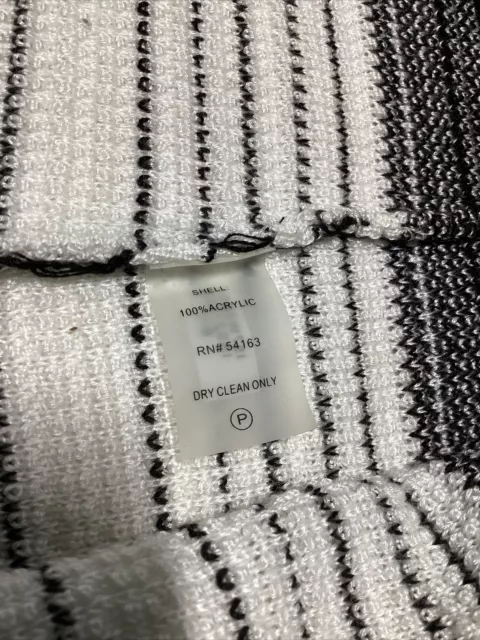 ivanka trump cardigan Size Med, Striped, 100% Acrylic 3