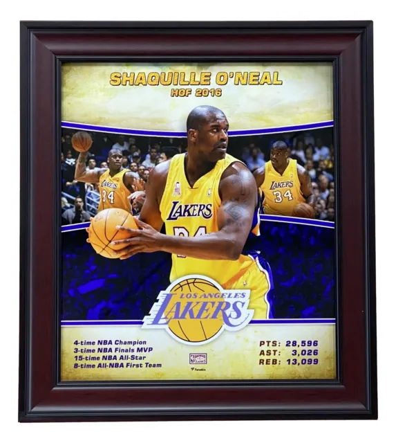Shaquille O'Neal Eingerahmt 12x14 Los Angeles Lakers Foto