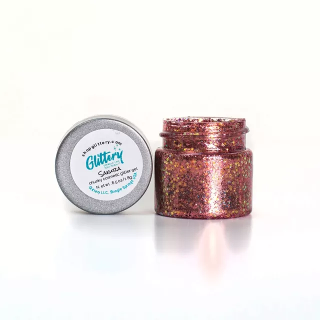 Sakura - Glittery -Fine Glitter Gel- Festival glitter .65oz