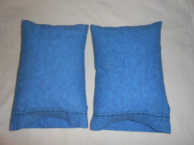 Travel Pillows 16"  x 11"  Set of 2 Complete