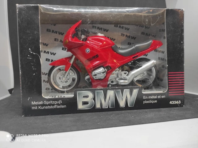 BMW 1100 RS rouge 1/12 miniature moto NEW RAY avec sa boîte d'origine.