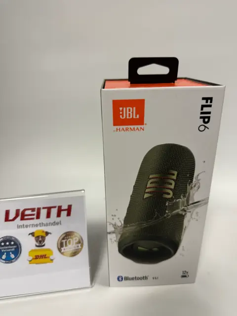 JBL Flip 6 Bluetooth Box in Grün NEU & OVP ✔️