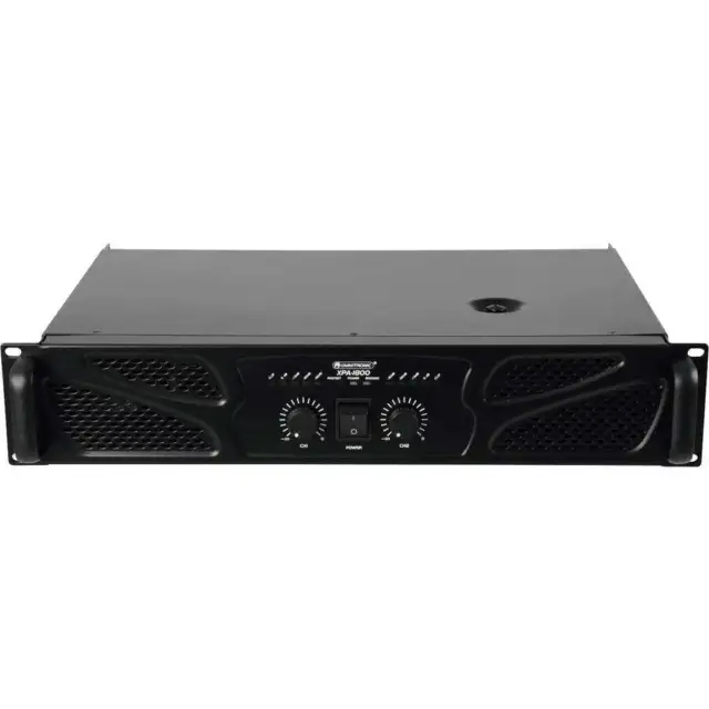 Omnitronic XPA-1800 Amplificateur PA Puissance RMS par canal à 4 ohms: 900 W