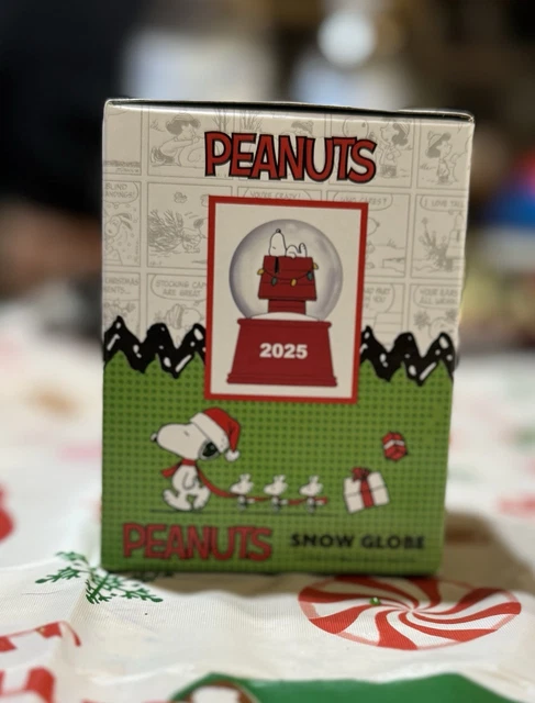 2025 JC PENNEY Peanuts Snoopy Snow Globe - Free Shipping - In Hand ...