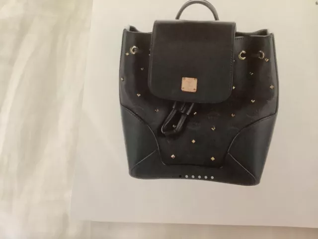 Mcm Top Handle Backpack