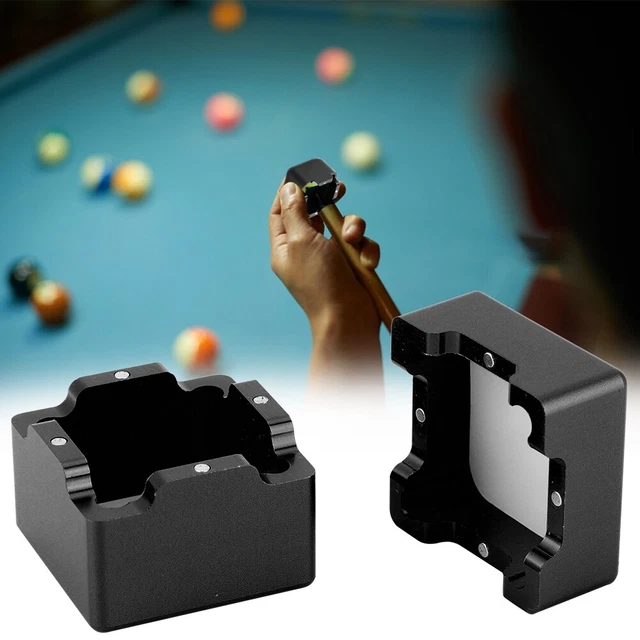 Aluminum Portable Mini Tip Chalk Holder Billiard Pool Chalks Carrier Case (B