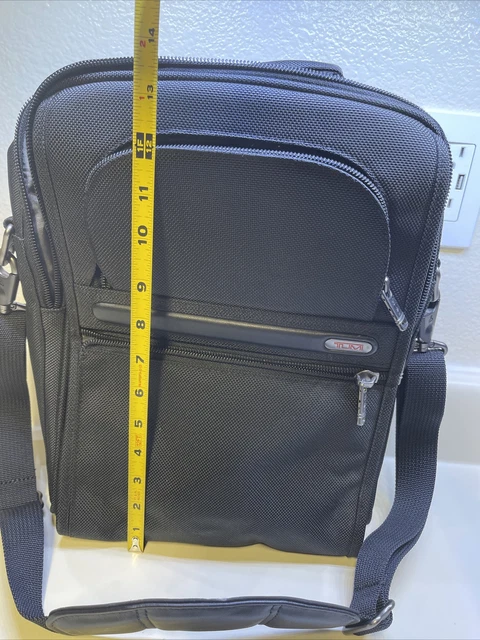 TUMI - Alpha G3 Small Pocket Cross body Bag Black adjustable strap 9