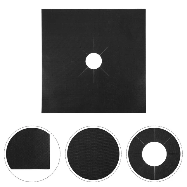 4pcs Cuisine Poêle Gazer Couvertures Gamme Protecteurs Burnaceur