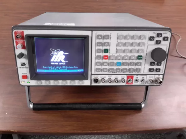 IFR / Aeroflex 1600S Service Monitor, Tracking Generator, Oscilloscope.