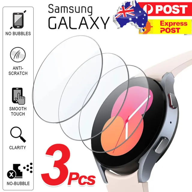 3x Tempered Glass Screen Protector for Samsung Galaxy Watch 6 40/43/44/47mm