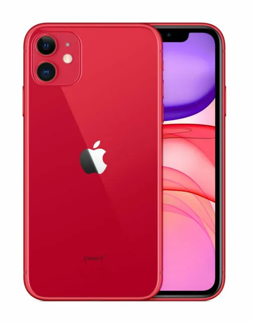 Apple iPhone 11 (PRODUCT)RED - 64Go (Désimlocké) A2221 (CDMA + GSM) + Chargeur