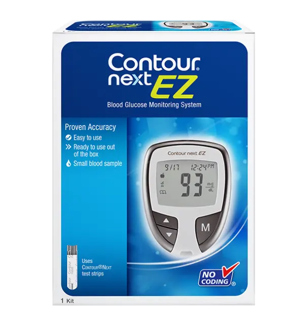 Contour Next Regular Blood Glucose Meter Including 10 Tests Strips