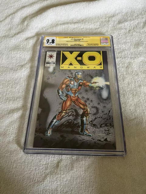 X-O Manowar 1 Cgc 9.8 Ss Jim Shooter/Bob Layton Pre-Unity Valiant