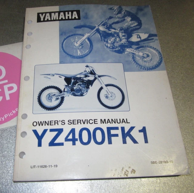 Yamaha Yz400Fk1 Owners Service Manual