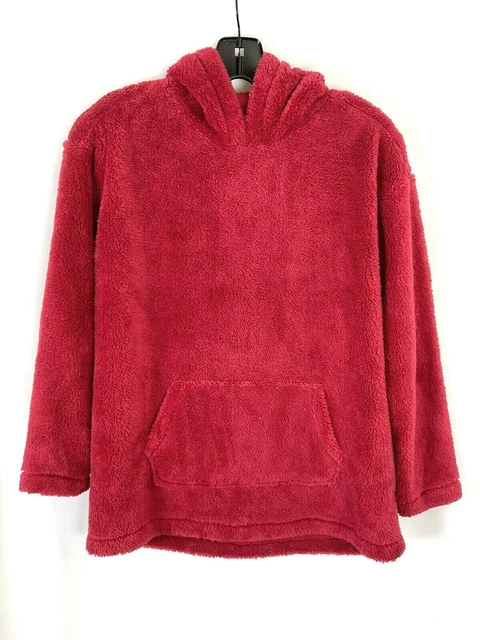 The Children Posto Ragazze Sherpa Rosso Felpa con Cappuccio Taglia L Retail