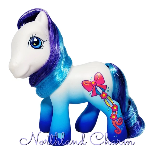 My Little Pony G3 Silver Rain MLP 2005 Crystal Princess Hasbro Cutie Cascade