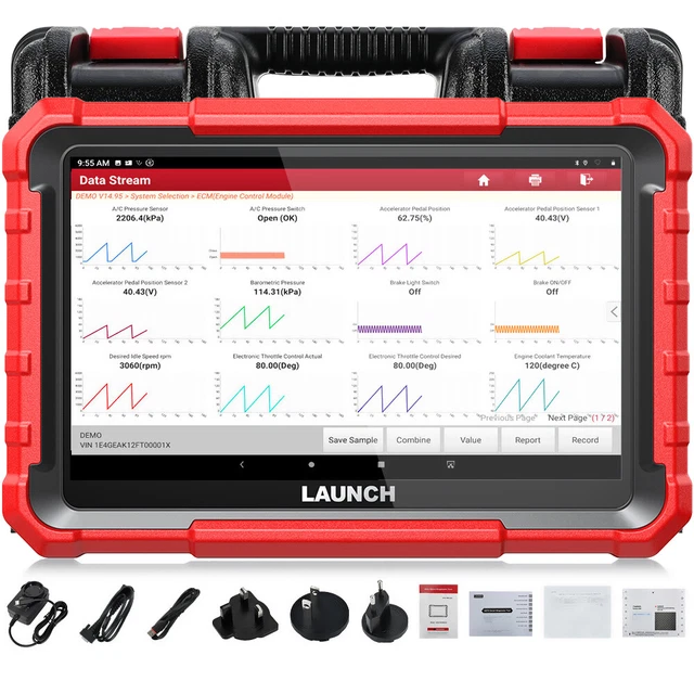 2024 Launch X431 PRO STAR Bidirectional Scanner All System Diagnostic Scan Tool With CAN FD & DoIP, 37 Service, ECU Coding, VAG Guide