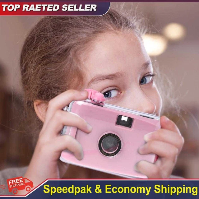Kids Camera Non-disposable Waterproof Shockproof Film LOMO Camera Toys (B)