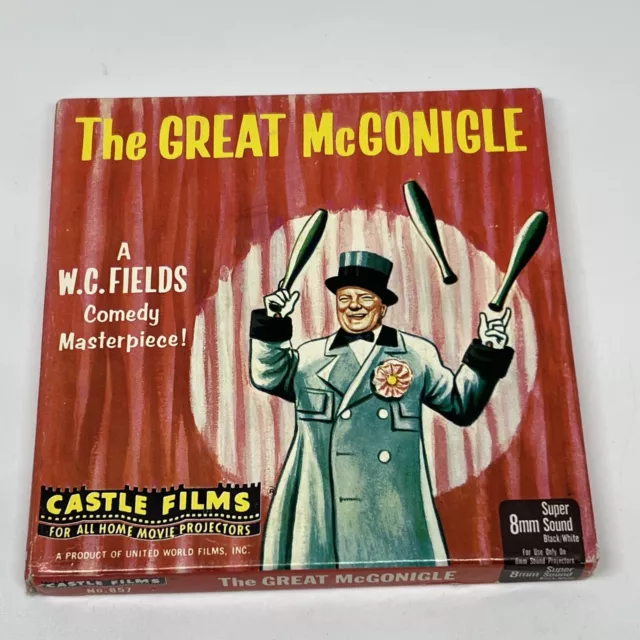 The Great McGonigle Super 8 Home Movie Film W.C. Fields