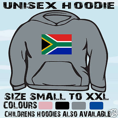 South Africa Flag Emblem Unisex Hoodie Hooded Top