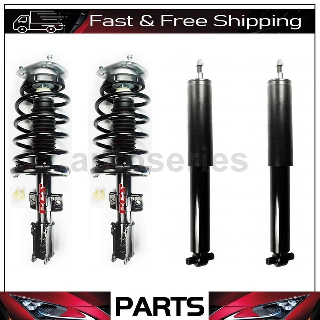 Front Rear Shock Absorber Struts and Coil Spring Assembly For Volvo S80 2002