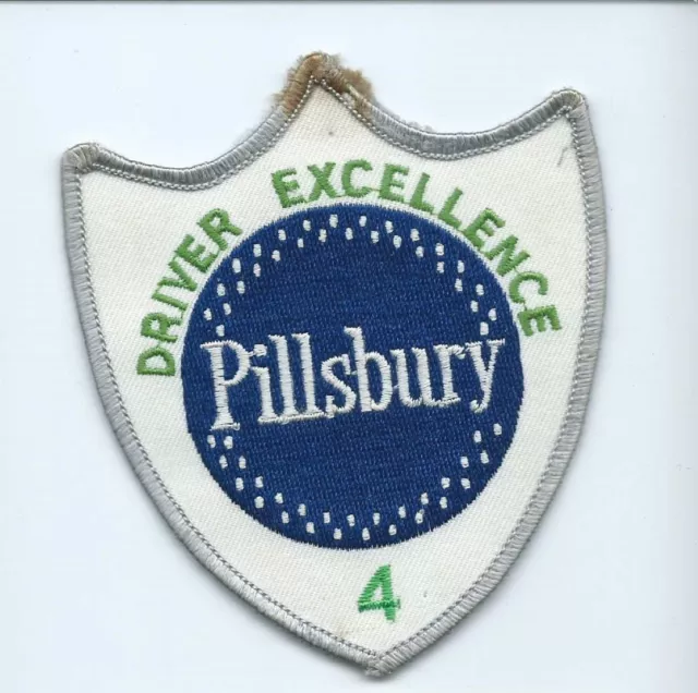 Pillsbury baking products co driver excellence (4) patch 4-1/8X3-1/2 #1209