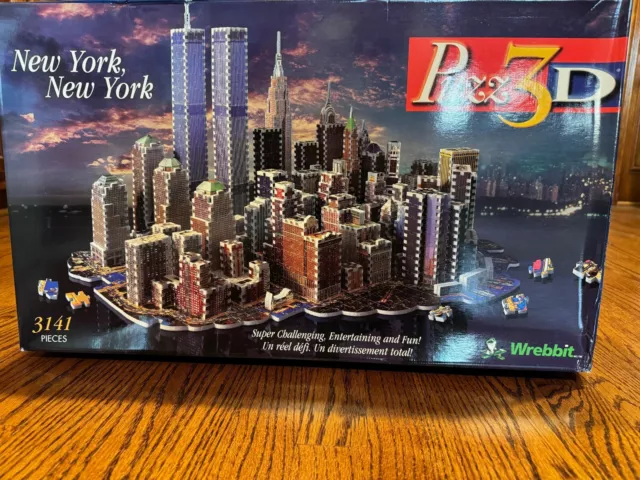 Puzz 3D New York New York 3141 Pieces - Sealed & NIB, Rare & Discontinued