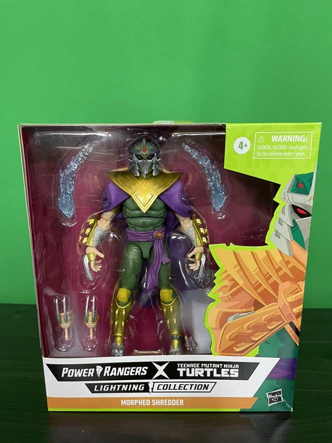 Power Rangers X TMNT Lightning Collection Morphed Shredder Green Ranger MMPR-NEW