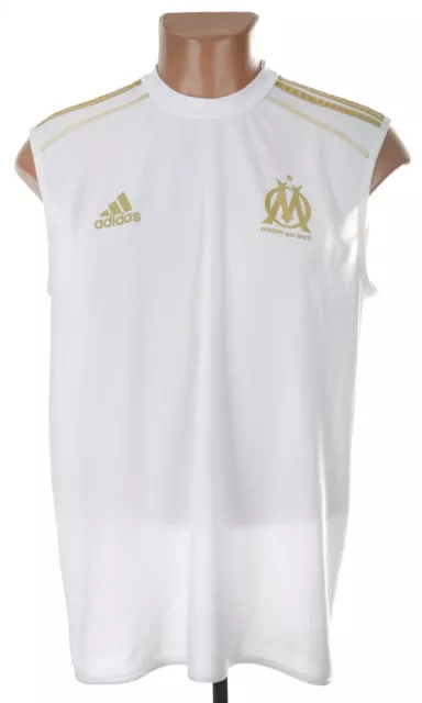 Olympique De Marseille 2013/2014 Football Vest Shirt Jersey Adidas Size L