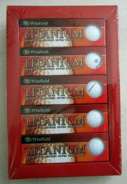 Boîte neuve 15 balles Golf High Performance Winfield Titanium Urethane Elastomer 2