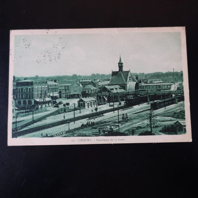 Carte Postale Ancienne – Manufacture Saint Gobain – Aisne (02) – Vue D’époque