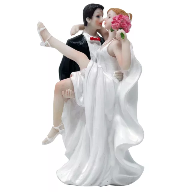 Cake Topper Bacio statuina resina sposi decorazione torta matrimonio sposalizio