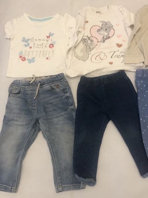 Baby girls 9 -12 months clothing bundle - 10 items excellent condition 5