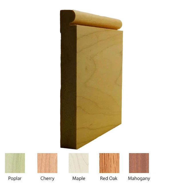 Beaded Baseboard EWBB26, 11/16" x 5-1/4"