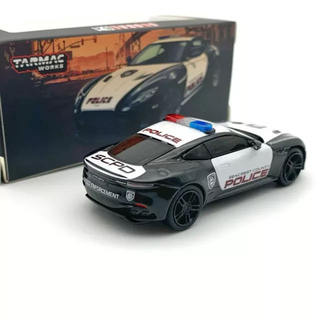 Tarmac Works Aston Martin DBS Superleggera Police Car Global64 T64G-004-PC 1:64 2