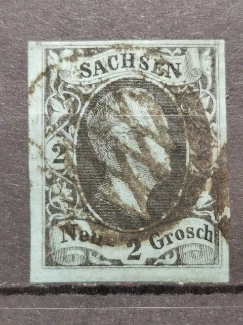 Sachsen Mi-Nr. 5 Gestempelt Geprüft BPP Gute Erhaltung 90€