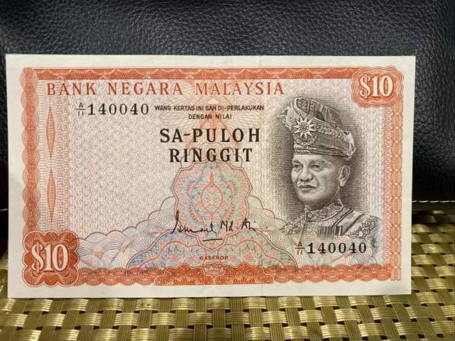 Malaysia 1967-1972 10 Ringgit EF