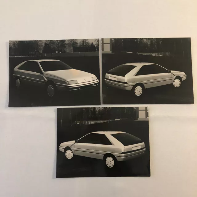 Vintage Pininfarina Concept Car Automobile Photo Photograph Print Lot of 3