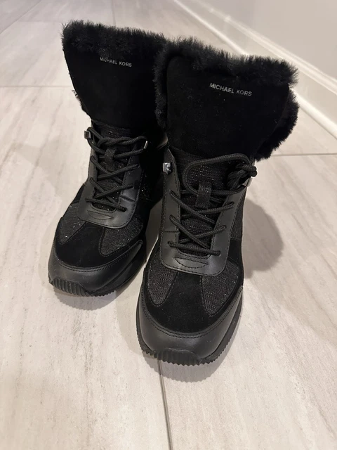 Michael kors liv clearance wedge booties