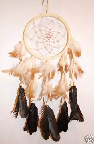 Traumfänger Dreamcatcher Creme 16x45cm / dcle16 CR