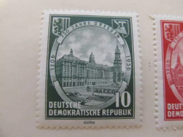 DDR Germany Democratic Republic 1956 10pf fine mh* stamp A11P8F214