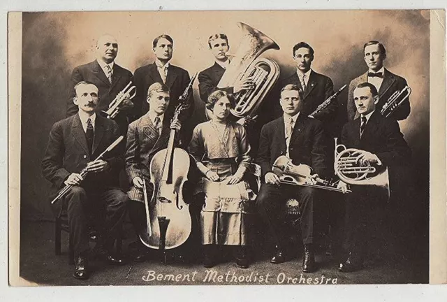 BEMENT METHODIST CHURCH ORCHESTRA ~ LOS ANGELES CALIFORNIA ~ c. - 1912