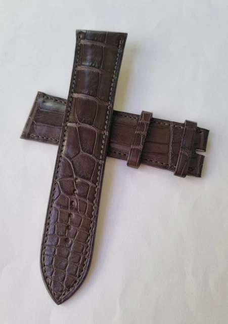 hermes alligator watch strap