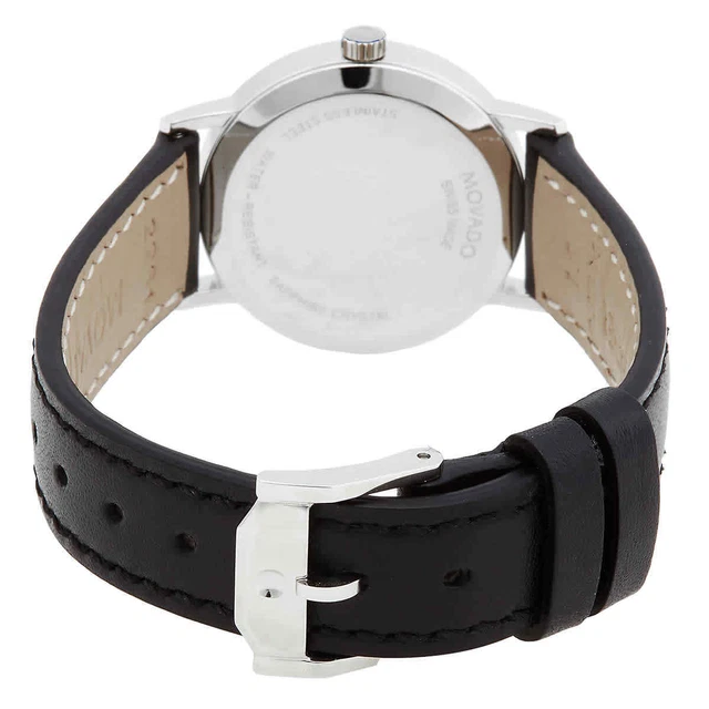 Orologio da uomo Movado Classic Museum Quarzo Quadrante Nero 0607317 3