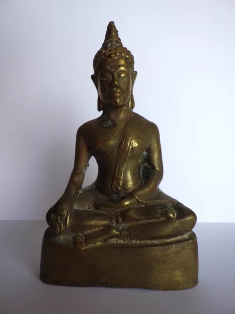 Statuette Bouddha bronze Thaïlande